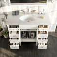 thumbnail image 4 of Eviva Elite Stamford 42" White Bathroom Vanity w/ Double Ogee Edge White Carrara Quartz Top and Undermount Sink, 4 of 8