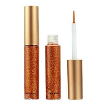 Dengmore Liquid eyeliner set Glitter Liquid Eyeliner Waterproof Shimmer Orange Colorful Eyeliners Eyeshadow Makeup 1PCS #07