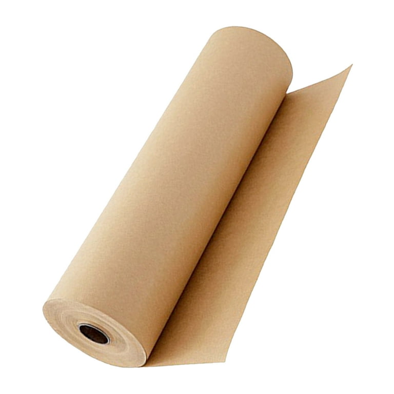 Jam Paper Kraft Wrapping Paper, Brown, 37.5 Sq. ft. Roll