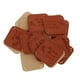 thumbnail image 4 of Etiquetas de ropa de material cuero sintético de 20 piezas hechas para bolsos de jeans, , , artesanía, bricolaje Rosa pequeña, 4 of 7