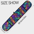 thumbnail image 3 of Yayeee Double Oven Mitt Kitchen Heat Resistant Baking 35" x7" Quilted Cotton Glove, Vibrant Stained Glass Pattern, 3 of 6