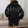 thumbnail image 4 of Women Oversized Yahweh Graphic Hoodie Christian Faith Pullover Heavyweight Streetwear Sweatshirt, 4 of 6