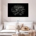 thumbnail image 2 of Elephant Stock Backyard Flowers Bw Iii Wall Art - Horizontal Canvas Wall Art - Living Room Wall Decor - Floral And Botanical Canvas - Black And Gray Decor By Brian Carson - 45" x 30", 2 of 8