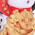 thumbnail image 2 of NFTIGB Solar Powered Waving Panda Figurine Automatic Arm Shaking Ornament for Car Dashboard and Office Desk Decoration Style A 2.8x2.7x3.3 inches (7.2x6.8x8.5 cm) Cute Chinese Animal Statue, 2 of 5