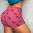 thumbnail image 4 of Wukai Leopard Print Print Pack Biker Shorts for Women Yoga Workout Gym Running Scrunch Active Shorts-XX-Large, 4 of 8