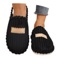 thumbnail image 4 of Shadoumai Slippers for Women Cozy Slippers And Stylish Indoor Stripe Slippers For Couples Warm And Comfortable Home Footwear, 4 of 5