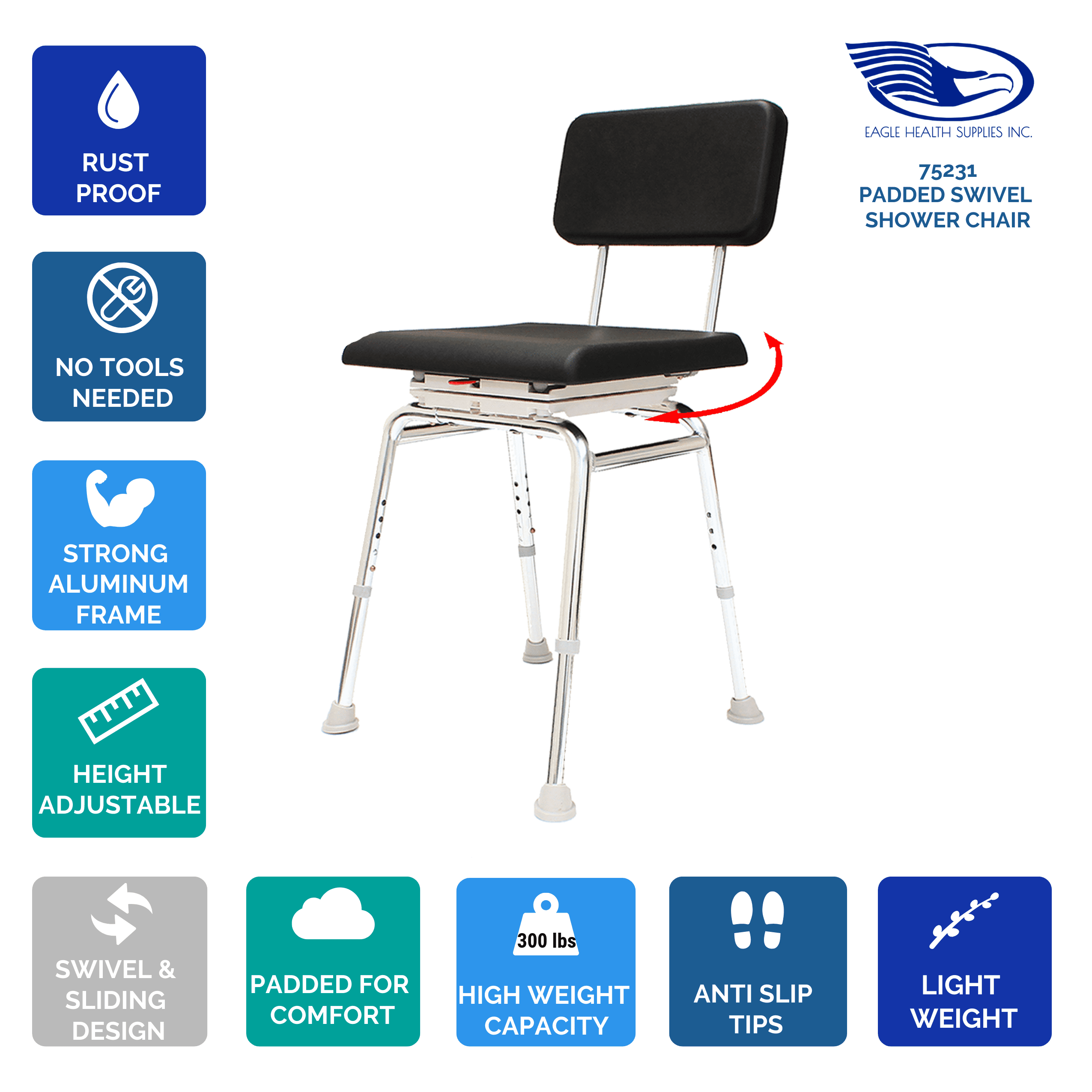 swivel shower chair walmart
