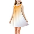 thumbnail image 2 of Sundresses for Girls Trendy Sleeveless Beach Dresses 4-15 Years Teens Kids Cute Gradient Printed Spaghetti Strap Going Out Dress, 2 of 8