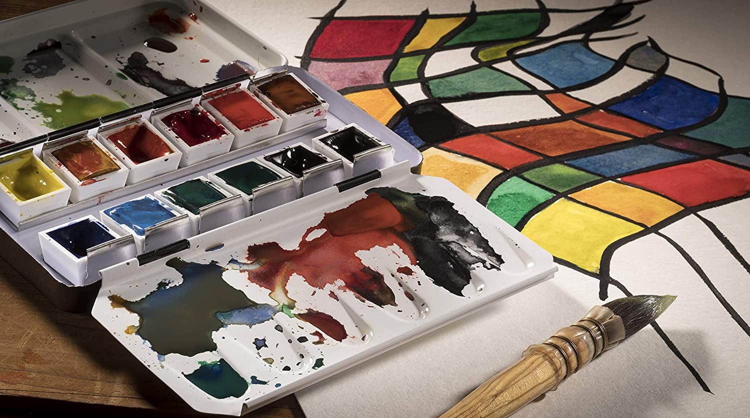 Rembrandt Artists' Watercolors - Set of 12, Mono Pigmented Colors
