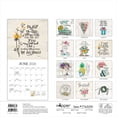 thumbnail image 2 of Love the Journey 2026 12 X 24 Inch (Hanging) Monthly Square Wall Calendar Featuring the Artwork of Jo Moulton Plastic-Fr, (Paperback), 2 of 9