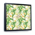 thumbnail image 3 of Designart 'Yellow Flowers and Tropical Foliage IX' Modern Framed Canvas Wall Art Print, 3 of 5