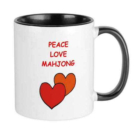 

CafePress - Mahjong Mugs - Ceramic Coffee Tea Novelty Mug Cup 11 oz