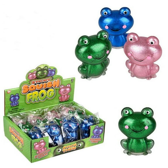 Squishy Sticky Frog- 12 per pack