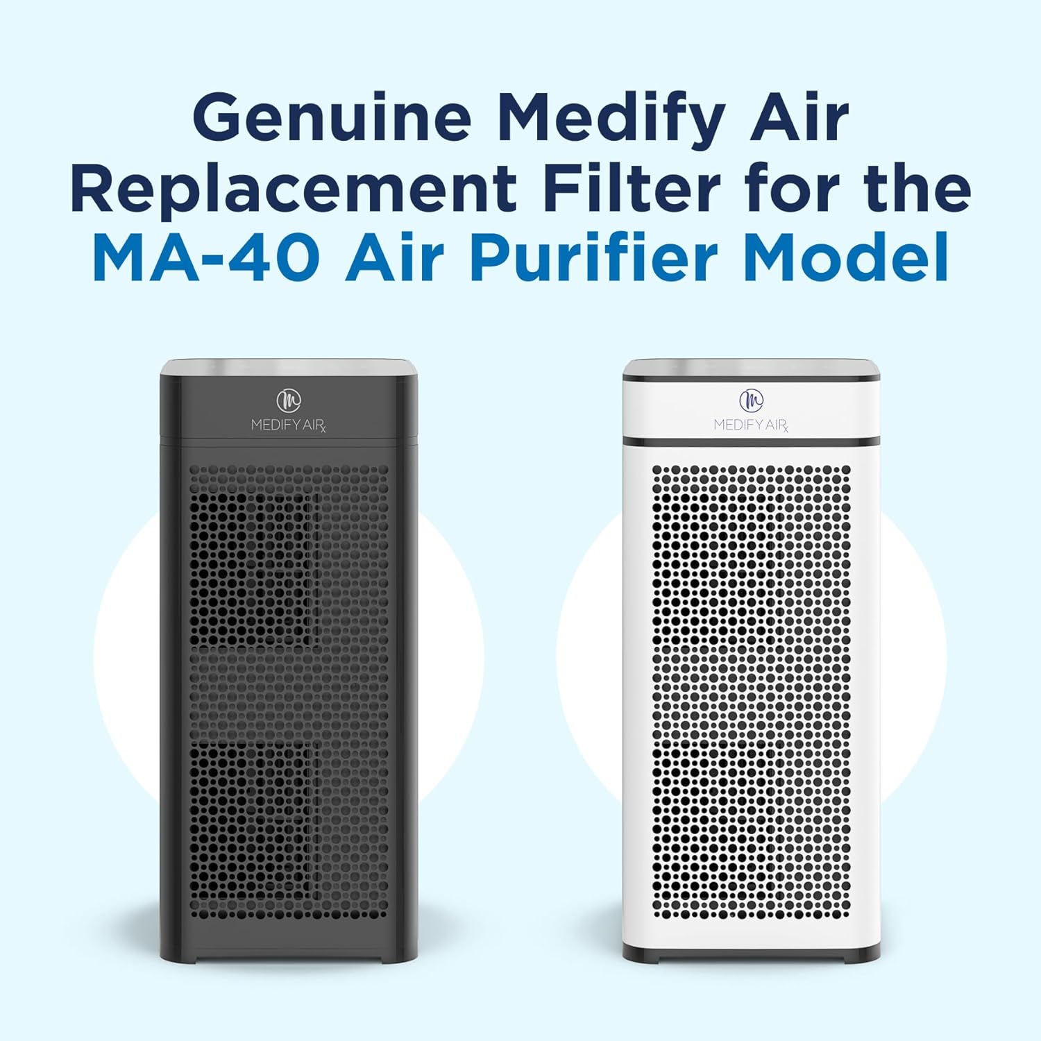 Air Purifier Medical Grade True HEPA H13 Genuine Replacement Filter (ME-40, 2-Pack)