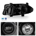 thumbnail image 2 of AKKON - Fits 2015-2021 Dodge Charger [Halogen Type] Projector Black Headlight Passenger Right w/LED DRL Running+Signal w/o Logo, 2 of 6
