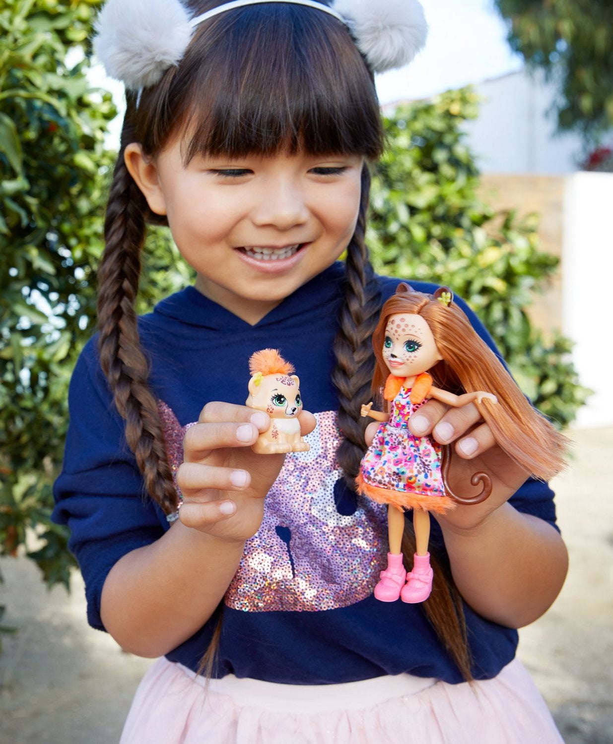 Enchantimals - Poupée et figurine - Cherish Cheetah et guépard Quick-Quick