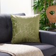 thumbnail image 4 of SAFAVIEH Brenla Abstract Accent Pillow, 18" x 18", Dark Green, 4 of 6
