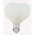 thumbnail image 2 of Seashell Night Light Real Heart Shaped Scallop Shell Beach Decor w. on/off switch, 2 of 3