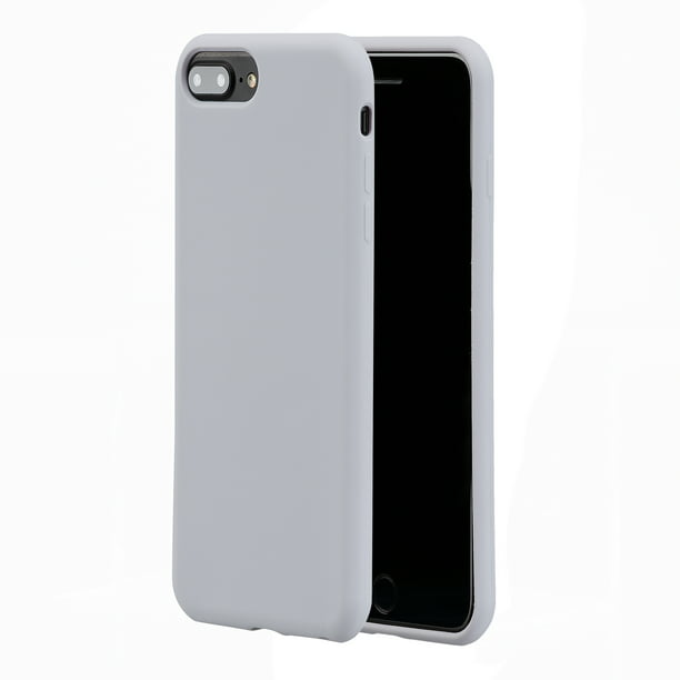 Blackweb iPhone 6, 7, & 8 Plus Soft Touch Silicone Case, Gray Walmart