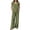 Army Green, variant on Women 2 Piece Outfits Loose Sets Striped Print Short Sleeve V Neck Top and Elastic Waist Lightweight Shorts Mountain Climbing Set with Pockets