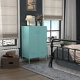 thumbnail image 6 of Marcree 2 Door Metal Accent Cabinet,Metal Locker Storage Cabinet,Metal Storage Cabinet with Shelves,Metal Sideboard Cabinet for Home Office,Entryway, 6 of 7