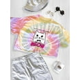 thumbnail image 3 of Cat Love Is Everlasting Meow Tie Dye Spiral Women - Women , 2XL, 3 of 4
