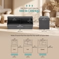 thumbnail image 2 of Nordic Hygge 43-Inch Folding Storage Ottoman Bench, Dark Gray, 2 of 7