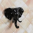 thumbnail image 2 of Bouanq Elephant Head Self Adhesive Wall Door Hook Hanger Bag Keys Sticky Holder BK on Clearance, 2 of 4
