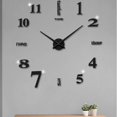 thumbnail image 2 of CCOCC Wall Clock,Easy Installation Modern Wall Clock,Stylish & Functional Clocks for Living Room,Black B,70CM, 2 of 7