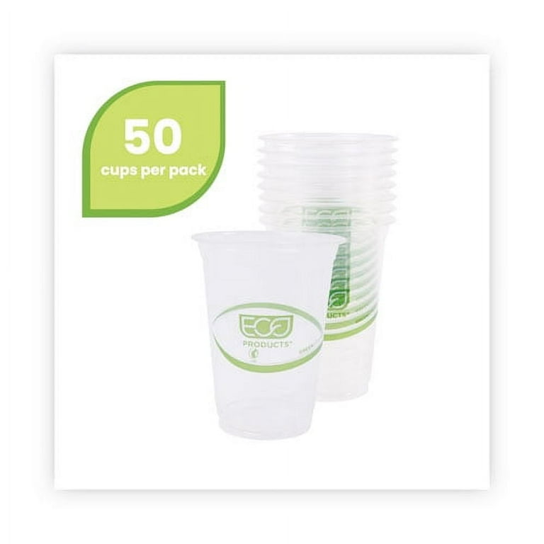 GreenStripe Renewable and Compostable Cold Cups Convenience Pack, Clear, 16 oz, 50/Pack GreenStripe Renewable and Compostable Cold Cups Convenience Pack, Clear, 16 oz, 50/Pack