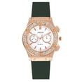 thumbnail image 1 of Fashionable Diamond Studded Silicone Full Sports And for Leisure Quartz Watch, 1 of 10