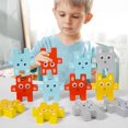 thumbnail image 1 of ZZwxWA Online Shopping Wooden Rabbit Stacked Toys Babies Early Learning Parenting Puzzle, 1 of 5