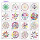 thumbnail image 4 of 44 piezas de herramientas de punteado de mandala, plantillas de pintura para bricolaje, paleta de bo Tomshoo  44 piezas tipo 1, 4 of 7