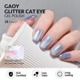 thumbnail image 4 of Juego de esmaltes de uñas GAOY, gel holográfico con purpurina para ojos de gato, 6 unidades, 7,3 ml, 4 of 6