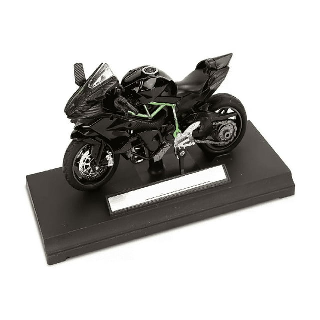 Juguete Motocicleta para Niño Alear Escala 1:18, negro