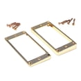 thumbnail image 3 of HEANUJJ 2Ud Marco De Zinc Dorado Para Humbucker Montaje En Guitarra Eléctrica Reemplazo Durable, 3 of 8