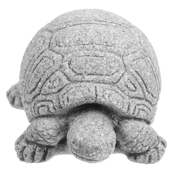Masteelf Garden Decor Turtle Statue Ornament 8.50X5.80X4.80CM Grey
