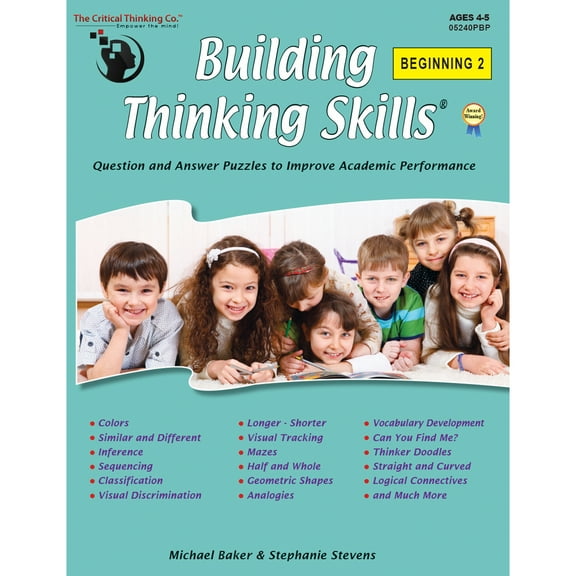 The Critical Thinking Co. Building Thinking Skills, Beginning 2, Grade PreK