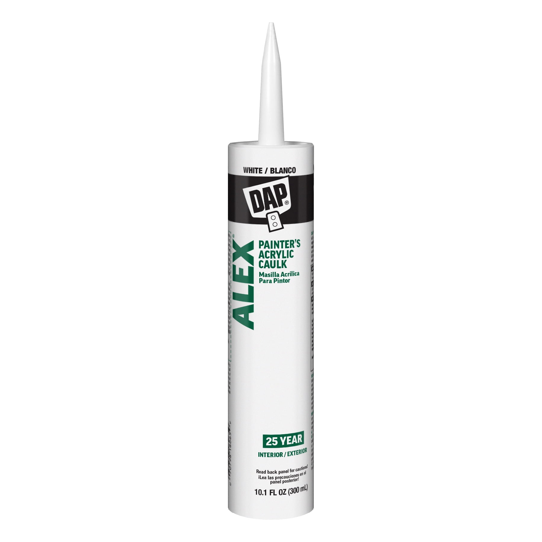 (2 pack) DAP Alex Painters 10.1 oz White Acrylic Latex Caulk Contractors pack