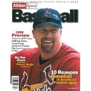 Angle View: Athlon CTBL-013319 Mark Mcgwire Unsigned St. Louis Cardinals Sports 1999 MLB Baseball Preview Magazine