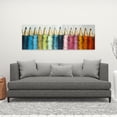 thumbnail image 2 of Crayons de Couleur - Toile 16"x48 Pouces - Impression sur Demande, 2 of 5