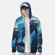 thumbnail image 2 of Balery Ice Blue Ocean Cute Dolphin Sudadera ligera de manga larga con capucha y protección solar UPF 50+ para hombre y mujer, ideal para pesca y running-X-Large, 2 of 7