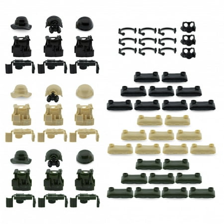 Custom Minifigures Military Army Guns Weapons Compatible w/ Lego Sets