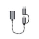 thumbnail image 1 of 1 Adaptador USB 3.0 para OTG USB Tipo-C Adaptador Micro en Tipo C C a 2 USB y Adaptador, 1 of 7