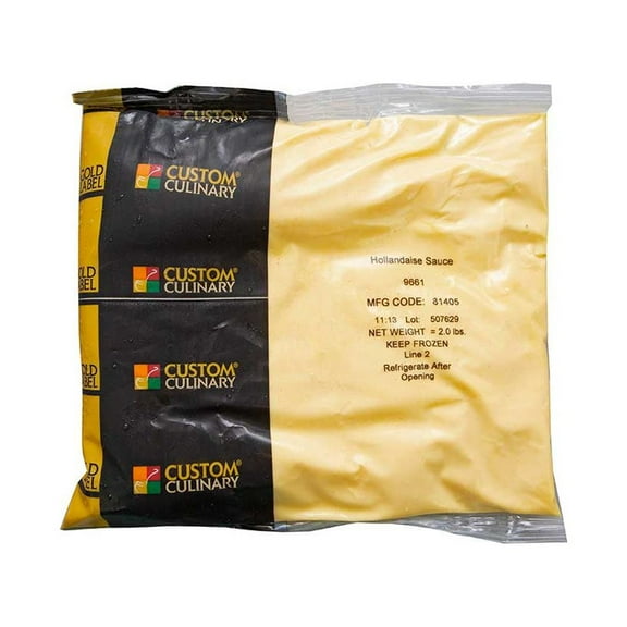 Gold Label Hollandaise Sauce, 2 Pound Pouch -- 8 per case.