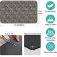 thumbnail image 2 of Coffee Bar Mat Accessories for Countertop Boho Absorbent Hide Stain Rubber Backed Dish Drying Mats for Kitchen Counter Draining Pad Decor Gift Fit Under Coffee Maker (20x12in), 2 of 6