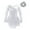 White, variant on Girls Figure Ice Skating Dress Sparkle Ballet Dance Leotard Mesh Splice Gymnastics Competition Costume White 4