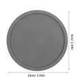 thumbnail image 2 of MLINS 5Pcs Heat-Resistant Silicone Cup Pads for Table Dark Grey for Household, 2 of 8