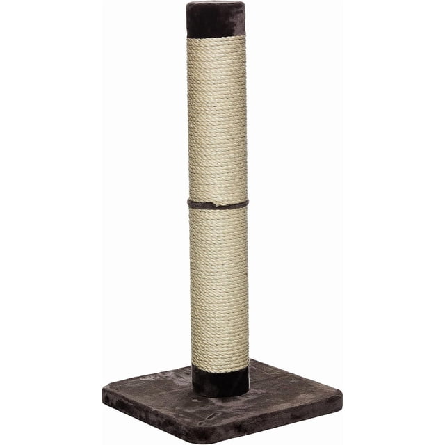 Cat Scratching Post Forte Huge Cat Scratching Post with Extra-Durable Sisal Wrap and Tan Giant Cat Post Model F-BR