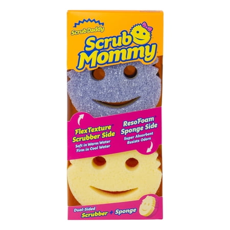 Scrub Daddy Scrub Mommy Non-Scratch Cleaning Sponges, 4 Count